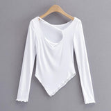 Women T-shirt Spring Long Sleeve T-shirt Women's Bottoming Shirt