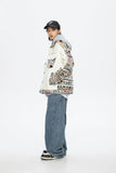 Unisex Jacket Autumn Ethnic Style Splicing Coat Women's Clothing