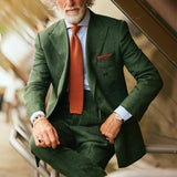 Men's Suits Vests Casual Striped Men's Suit Jacket Top
