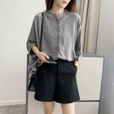 Women T-shirt Denim Shirt Women's Spring Design Loose Top