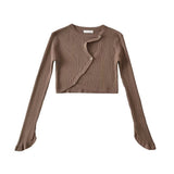 Women's Skirt Short Knitted Bottoming Shirt Women's Skirt Suit