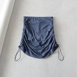 Women Skirt Slimming High Waist Workout Pants Bottoming Skort