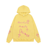 Men Hoodie Embroidered Hoodie Men's Hiphop Loose