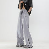 Men Sweatpants Men's Summer Loose Casual Trousers Functional Wide Leg