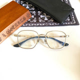 CHH Chrome Hearts Glasses retro relief craftsmanship simple large frame trend titanium glasses frame