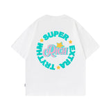Men's T Shirt Printed round Neck T-shirt Men's and Women's Cotton Short Sleeve