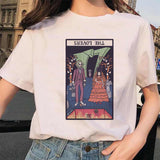 Women's Tarot Card Flower Funny Time Ladies Cartoon Fashion