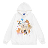 Men Hoodie Animal Printed Hoodie Men's Pullover Top