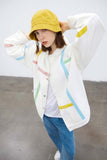 Unisex Jacket Autumn Ribbon Stitching Jacket Women's Clothing