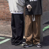 Men Sweatpants Overalls Men's Spring and Autumn Design Casual Trousers Retro