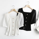 Women's T-Shirt White Sweater Women's Summer Short-Sleeved Bottoming Shirt