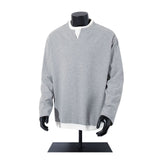 Unisex long-sleeved shirt autumcasualfake two-piece