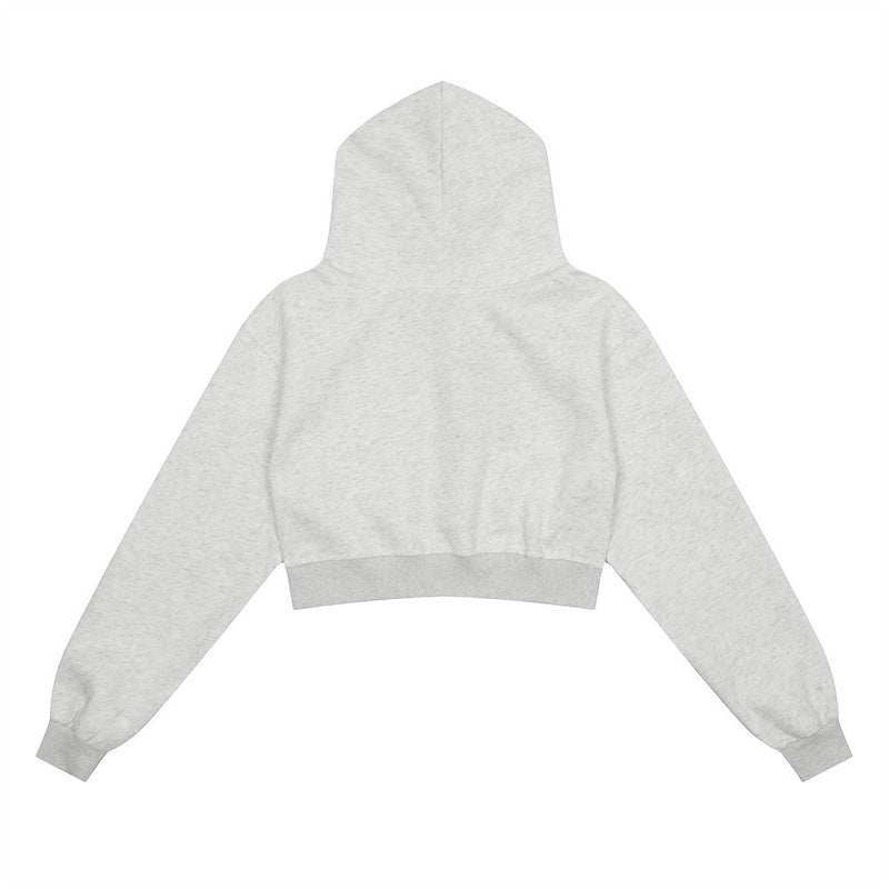 Women Hoodie Cropped Hoodie Women's Spring Casual Long-Sleeved Hoodie