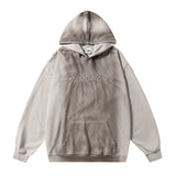 Men Hoodie Distressed Printed Hoodie Men's Loose Long Sleeve Spring and Autumn