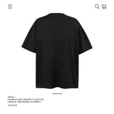 American vintage street T-shirt cotton vintage men's summer loose