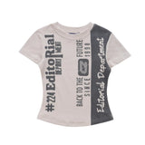 Women T-shirt Printed Short-Sleeved T-shirt Summer O-neck Short