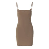 Women Halter Tops Summer Fashion Hip Sling Dress