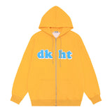 Men Hoodie Letter Print Sweatshirt Coat Men's Casual Long Sleeve Spring and Autumn