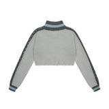 Women Sweater Color Matching Short Sweater Women's Cardigan Sweater