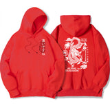 The Harajuku Dragon Funny Pattern Hoodie Female Fashion