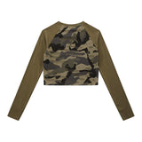 Women Long Sleeve T-Shirt Printed Long Sleeve T-shirt Women's Fall Slim Fit round Neck Top