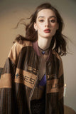 Unisex Jacket Autumn Contrast Color Casual Coat Women's Clothing