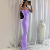 Women Dresses Slim-Fit Hip Strap Long Fishtail Skirt