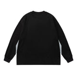 Men Hoodie Female Print Sweaters Menswear Loose Casual Long Sleeves round Neck Top