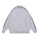 Men Hoodie Letter Embroidered Lapel Sweater Men's Loose Sports Spring and Autumn