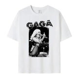 New Lady Gaga Fashion Printed T-shirt Women's Men's Unisex T