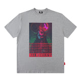 Men T Shirt Printed Short Sleeve T-shirt Men's and Women's Tops