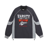 Unisex long-sleeved shirt men's autumretro round neck