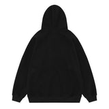 Men Hoodie Butterfly Patch Embroidered Hoodie