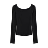Women's T-Shirt Autumn Long-Sleeved T-shirt Women's Bottoming Top