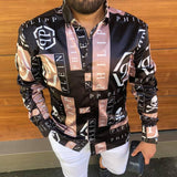 Men Shirt Men's Long-Sleeved Shirt Fashion Tops