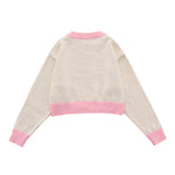 Women Sweater Short Sweater Women's Autumn round Neck Long Sleeve Short