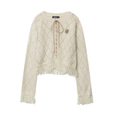 Women Sweater Women's Casual Spring and Autumn Short Sweater