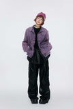 Unisex Jacket Autumn Burrs Padded Shoulder Denim Coat Women's Clothing