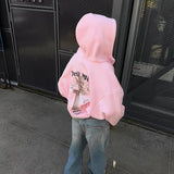 Women Sweatshirt Printed Sweater Women's Spring and Autumn Hooded Loose