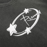 Women T-shirt Printed Distressed Short-Sleeved T-shirt for Women O-neck Short