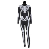 Women Jumpsuit Halloween Cosplay Fashion Printed Jumpsuit