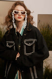 Unisex Jacket Autumn Plush Chanel Coat Women's Clothing