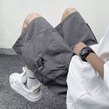 Men Sweatpants Workwear Shorts Men's Summer Loose Straight Casual