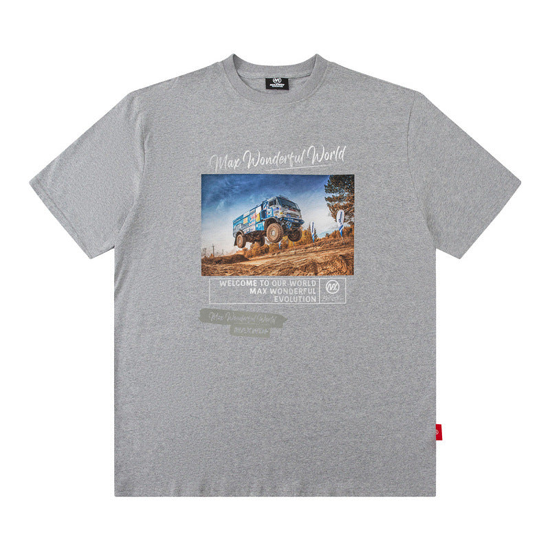 Men T Shirt West Coast T-shirt Street Retro Hiphop Short Sleeve Men and Women