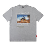 Men T Shirt West Coast T-shirt Letter Print Short-Sleeve Male Loose