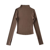 Women T-Shirt Bottoming Shirt Women Autumn and Winter Long Sleeve T-shirt