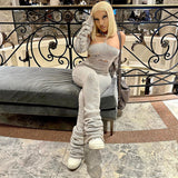 Women Jumpsuit Autumn and Winter Hollow Jumpsuit