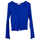 Women Long Sleeve Shirt V-neck Design Blouse Tight Long Sleeve Bottoming Shirt