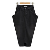Women Skirt Summer Washed Denim Skirt
