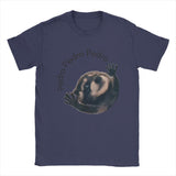 Vintage Pedro Raccoon T-Shirts for Men Crewneck Cotton